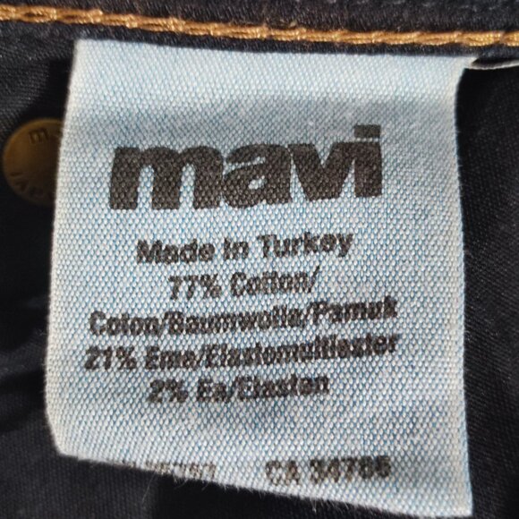 Mavi Jeans women's size 30/34 indigo blue colour Alexa mid rise skinny jeans - Picture 8 of 16